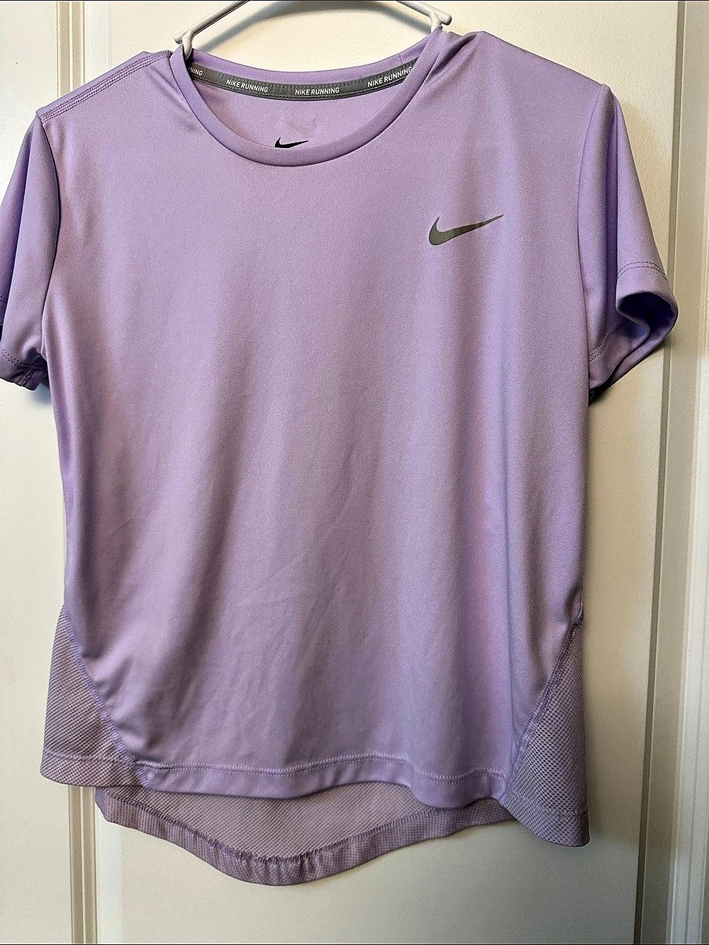 Nike Dri-FIT Running Top Purple Small
